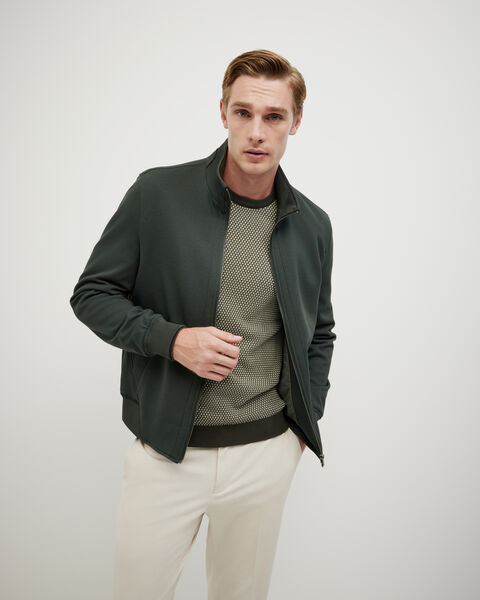 Travel Performance Bomber Jacket, Khaki, hi-res